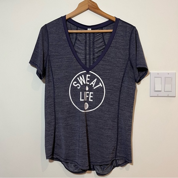 Lululemon sweat life run t-shirt, 10 - Picture 1 of 7
